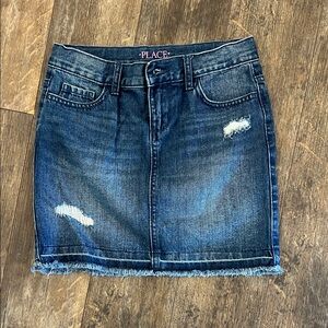 The Children's Place Indigo Denim Skirt